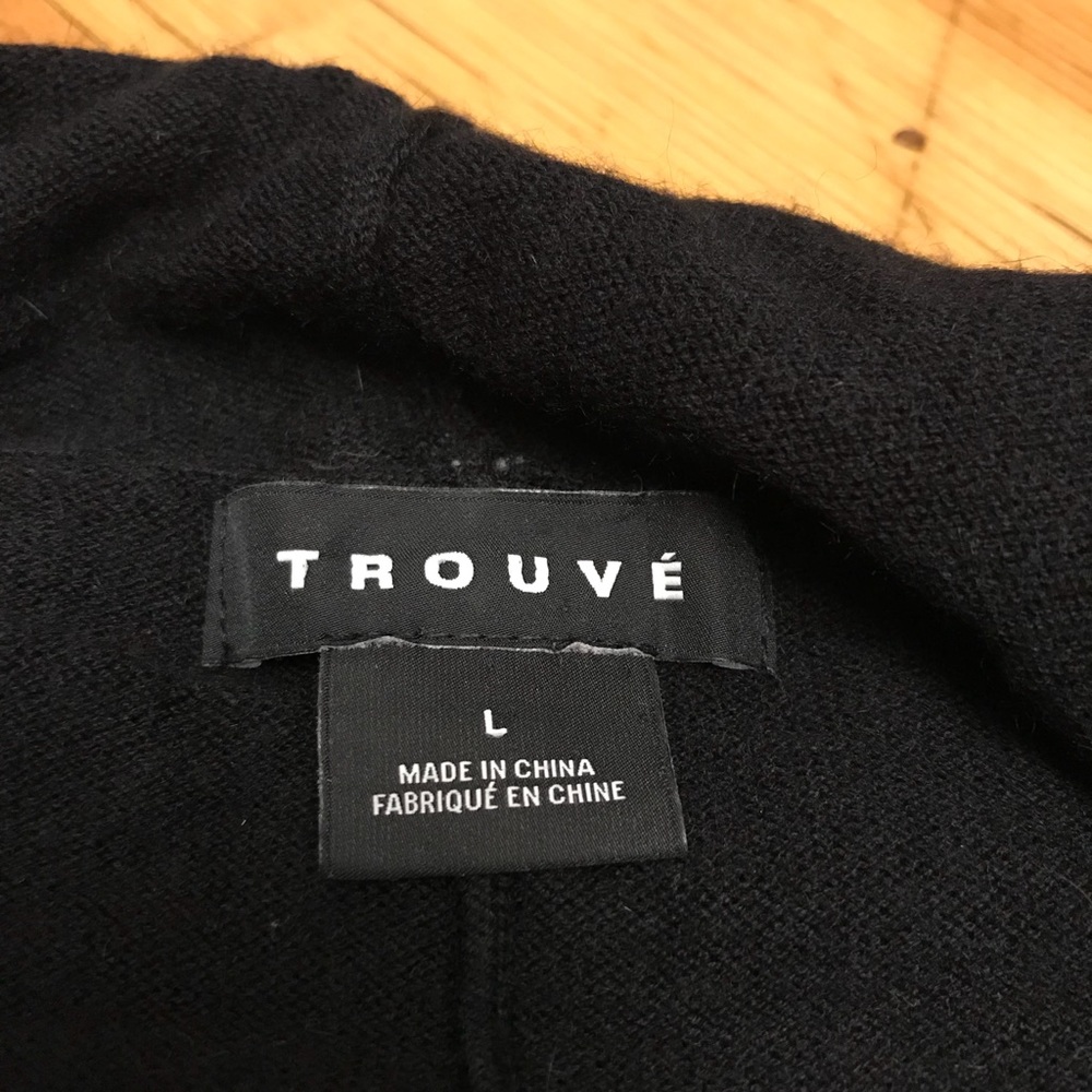 Black Trouvé sweater 10% Angora Rabbit Hair - Picture 2 of 7